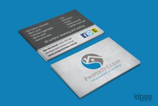 Property Clean Business Cards Berwick